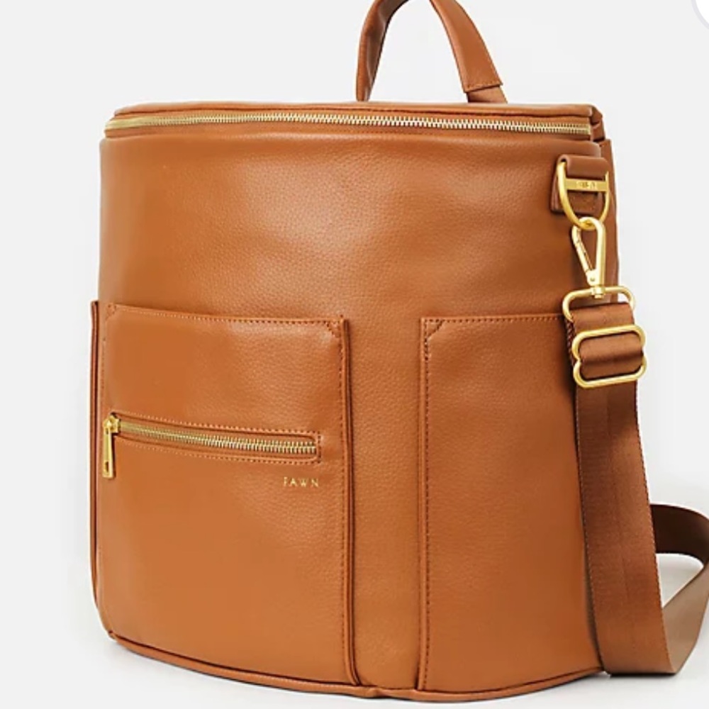 Fawn Designs brown diaper bag - NWT